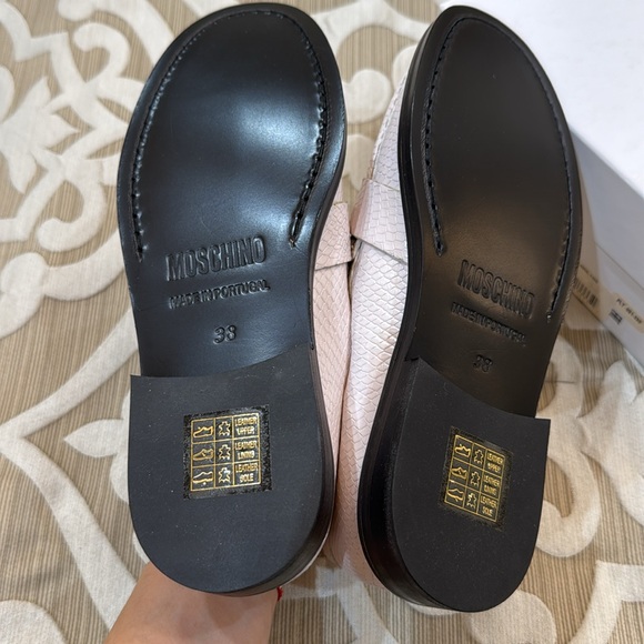 New moschino loafers